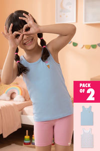 Zivame Girls Tanks (Pack of 2) - Multicolor — thumbnail 1